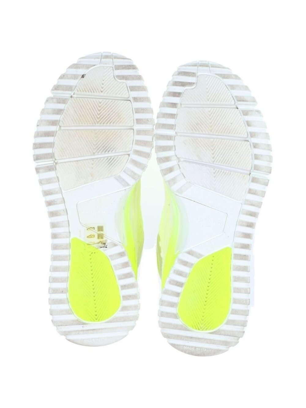 Louis Vuitton Vnr Line Sneakers Low Cut Shoes Yellow - Picture 5 of 6